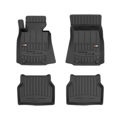 Immagine di FROGUM 3D407367 Set tappetino Gomma anteriore e posteriore 4 nero Su misura BMW: 5 Sedan, Touring