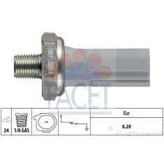 Immagine di FACET 7.0187 Bulbo Pressione Olio 1/8 GAS Made in Italy OE Equivalent SMART: Fortwo II Coupe
