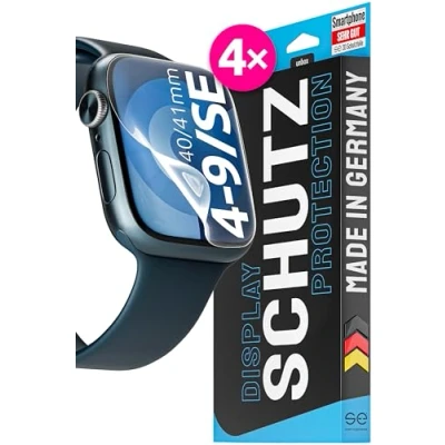 Immagine di smart engineered 3D Pellicola Protettiva per schermo Apple Watch [40mm] [4 pezzi Transparente, Case friendly, Non Vetro Temperato ma TPU