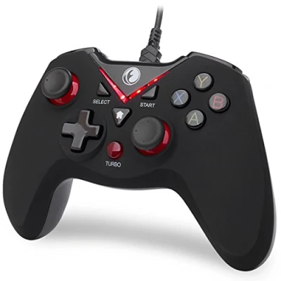 Immagine di IFYOO V108 Red V one Wired USB Gaming Controller Gamepad Joystick per PC (Windows XP/7/8/10) &amp; Steam Android PS3 [Rosso]