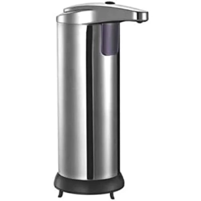 Immagine di KITCHEN MOVE bat 01e Contemporaneo Dispenser Automatico di Sapone Acciaio Inossidabile/ABS/Plastica Inox 11 x 7,5 18,5 cm