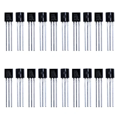 Immagine di 20pcs MCP1700 3302E/TO 92 LDO Regolatore di Tensione lineare 3 terminali 250mA uscita fissa Nom. 3.3V Foro passante