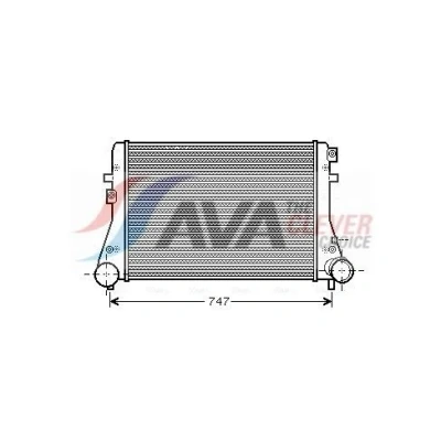 Immagine di PRASCO VNA4306 Intercooler VOLKSWAGEN: GOLF 6, Passat B6 Variant, Touran I, AUDI: A3 Sportback, Hatchback, TT Coupe, SEAT: Leon II Hatchback