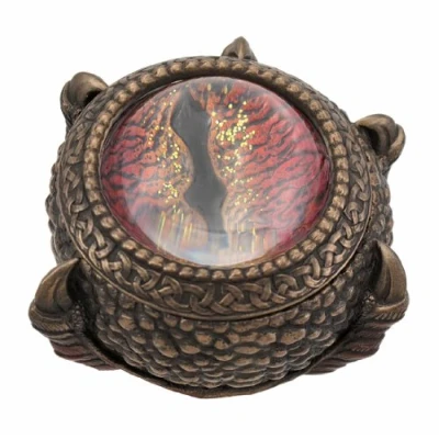Immagine di Portagioie a forma di occhio drago con finitura bronzo