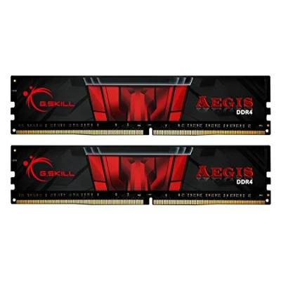 Immagine di G.Skill Aegis Kit memoria PC DDR4 16 GB 2 x 8 Non ECC 3200 MHz 288pin DIMM CL16 18 38 F4 3200C16D 16GIS