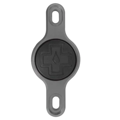 Immagine di Muc Off Secure Bicycle AirTag Holder, Grey Air Tag Holder for Bike with Security Screws Anti Theft Protection Mount Compatible Apple
