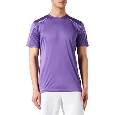 Immagine di uhlsport Stream 22 Maglietta a Maniche Corte da Bambino, Bambini, Maglietta, 100347719, Viola/Bianco, 128