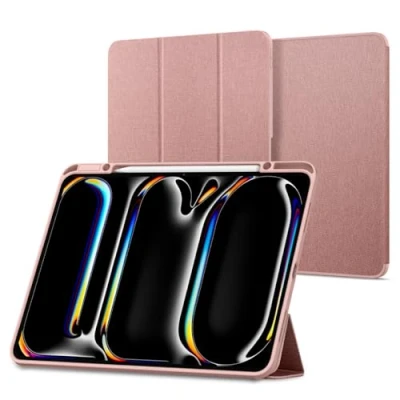Immagine di Spigen Cover Urban Fit Compatibile con iPad Pro 13 pollici M4 (2024) Oro Rosa