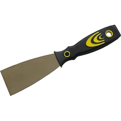 Immagine di kippen 3041S1 Spatola per Pareti con Lama Flessibile in Acciaio Inox da mm.50 e Impugnatura Bi componente