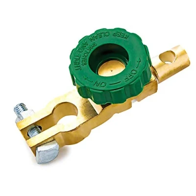 Immagine di NSTART Interruttori di isolamento batteria per auto,Interruttore collegamento del terminale della Batteria, Interruttore disconnessione auto con pomello verde