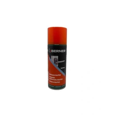 Immagine di Berner 13792 detergente per alluminio/PVC 400 ml, spray, pulizia radicale ed efficace di alluminio, PVC, cromato, plastica, Smalto