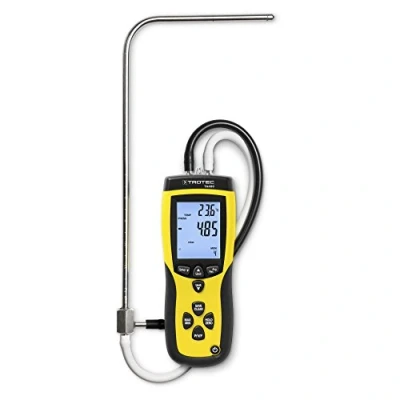 Immagine di Trotec TA400, Anemometro con tubo di Pitot incl. cert. calibrazione, Nero e Giallo