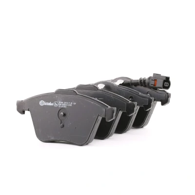 Immagine di BREMBO P 85 129 Kit pastiglie freno con contatto segnalazione usura clip pistone senza accessori AUDI: A3 Hatchback, TT Coupe, Roadster