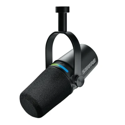 Immagine di Shure Microfono MV7i Smart Podcast + Interfaccia Audio Integrata Kit di Attrezzatura con 2 Canali per Doppio XLR o Strumenti Connessione Diretta USB C a PC/Telefono