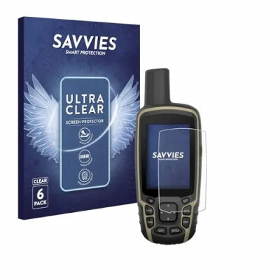 Immagine di savvies (6 Pezzi Pellicola Protettiva per Garmin GPSMAP 65s Protezione Schermo Trasparente