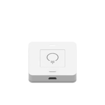 Immagine di myStrom WiFi Button Plus, pulsante Smart Home, 4 pulsanti, SONOS. Sensori per temperatura e umidità. IFTTT. API REST, integrazione nei propri sistemi, bianco