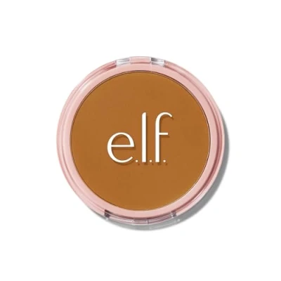 Immagine di e.l.f. Halo Glow Powder Filter, Polvere Fissante Compatta, Coprenza Leggera e Modulabile, Sfuma L&#039;aspetto dei Pori, Con Soffio Vellutato Specchio, Vegano &amp; Cruelty Free, Deep Warm