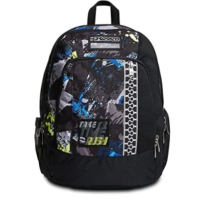 Immagine di Seven Advanced Rushover Ragazzo CON Tasca Interna Porta TABLET/PC Zaino per bambini, Taglia: One Size, Nero