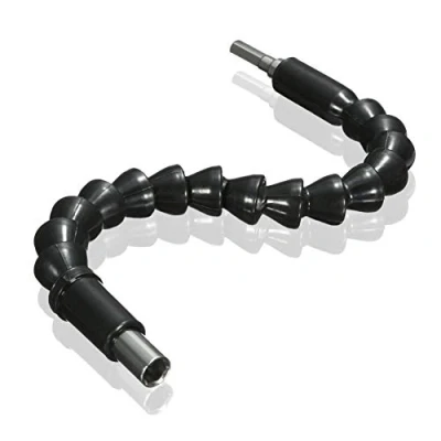 Immagine di prolunga Trapano Flessibile, Cacciavite Angolare Adattatore 290mm flessibile Estensione Punta con 1/4 Shank da Esagonale Gambo e avvitatore