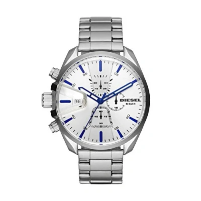 Immagine di Diesel Orologio Ms9 Chrono da uomo, movimento cronografo al quarzo, cassa in acciaio inossidabile 54 mm con bracciale inossidabile, DZ4473