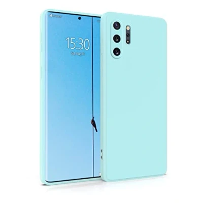 Immagine di MyGadget Cover per Samsung Galaxy Note 10 Plus Custodia Protettiva in Silicone Morbido Case TPU Flessibile Ultra Protezione Antiurto &amp; Antiscivolo Azzurro