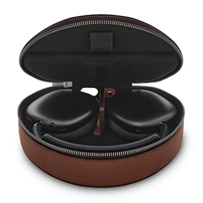 Immagine di Woolnut Custodia in pelle per AirPods Max marrone cognac