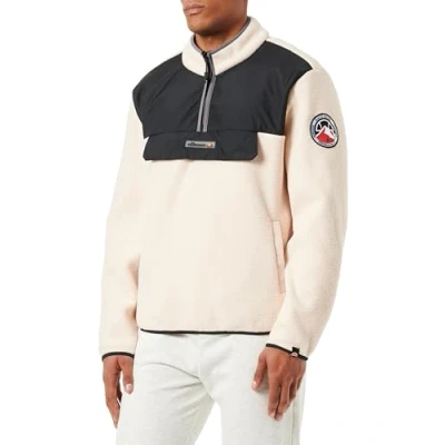 Immagine di Ellesse Zinco Felpa in pile offwhite, Uomo, Taglia: XS, Off white