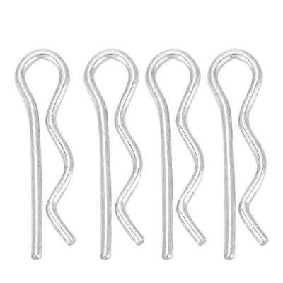 Immagine di Coppiglia 10 pz / 20 parti di fissaggio altri elementi 30 ferro zincato tipo R pin Cotter clip a molla capelli 1.6/1.8/2 2.5mm(1.6 * 28mm（30pcs）