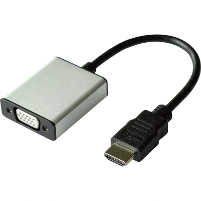 Immagine di Value HDMI / VGA Cavo adattatore Spina A, Presa 15pin 0.15 m Nero 12.99.3119