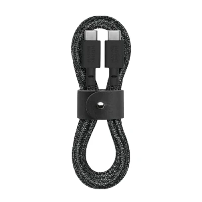 Immagine di Native Union Cavo Belt USB C a 1,2 m di Ricarica Ultra Rinforzato per iPhone 15, 15 Pro Max, MacBook 14&quot;/16&quot; M2, Air 15&quot; iPad (Cosmo)
