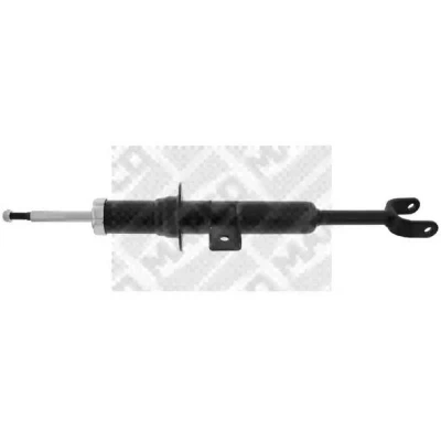 Immagine di MAPCO 40681 Ammortizzatore Assale anteriore Sx A pressione del gas doppio tubo con reggimolla Spina superiore, Forcella inferiore