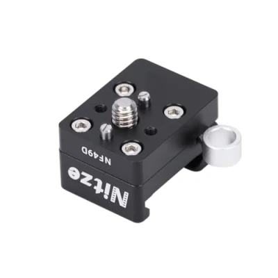 Immagine di Nitze NATO Morsetto a Sgancio Rapido con Perni di Posizionamento da 1/4&quot;, Clamp Quick Release per Gabbia del Monitor, Della Fotocamera, Luce LED, Microfono e Braccio Magico NF49D