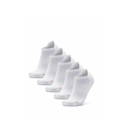 Immagine di DANISH ENDURANCE Calzini da Running Uomo Donna Corti, Calze Corsa Anti Vesciche, Tecnici e Sport, 5 Paia Bianco 39 42
