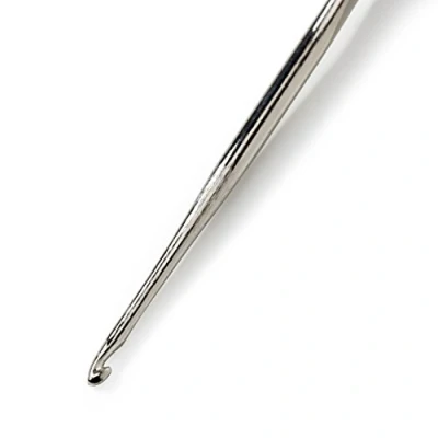 Immagine di Prym KnitPro Uncinetto Senza Manico, 0,60 mm, Colore: Argento Ago, Acciaio, Silver, 0,6 mm