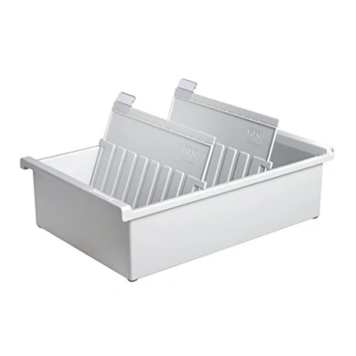 Immagine di Han 955 0 11 Schedario per circa 1.300 schede, formato A5 orizzontale, 228 x 96 347 mm, colore: Grigio chiaro