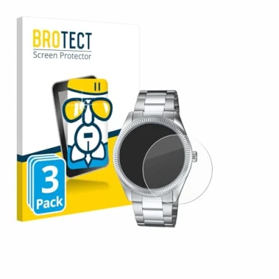 Immagine di brotect Pellicola Protettiva Vetro per Casio MTP 1302PD Protezione Schermo (3 Pezzi) [Durezza Estrema 9H, Chiaro]