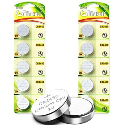 Immagine di Batterie a bottone al litio CR2450, 10 pezzi, 3 V, litio, CR 2450 CR2450 10er