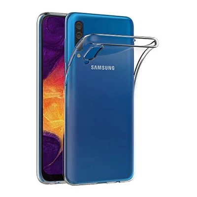 Immagine di AICEK Cover Compatible Samsung Galaxy A50, A50 Silicone Case Molle di TPU Trasparente Sottile Custodia per (6.4 Pollici)