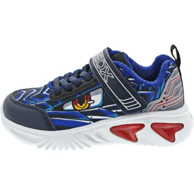 Immagine di Geox J Assister Boy B, Scarpe da Ginnastica, Navy/Royal, 32 EU