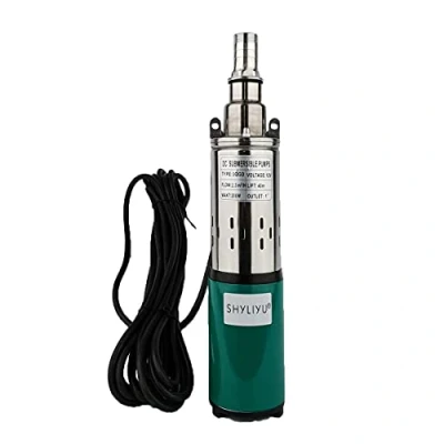 Immagine di SHYLIYU Pompe sommergibili solari Pompa sommergibile per pozzo 12V DC 200W a pressione Profondità di immersione massima 40m 2300L/H acqua domestica Irrigazione del giardino Stagni Fiumi