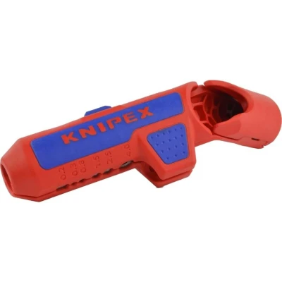 Immagine di Knipex 16 95 01 SB ErgoStrip Utensile di sguainatura Adatto per Cavi rotondi, Cavo ambienti umidi, dati, coassiale 4.8 fino a 13 mm 0.2 4