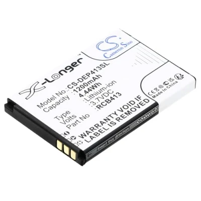 Immagine di CS DEP413SL Batterie 1200mAh compatibile con [Doro] Primo 406, 413, 414 sostituisce RCB01P01, RCB413, RCBNTC01