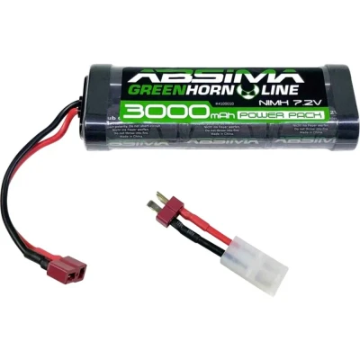 Immagine di Absima Batteria ricaricabile NiMh 7.2 V 3000 mAh Numero di celle: 6 Hardcase Presa a T, Tamiya