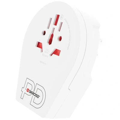 Immagine di Skross 1.500292 Adattatore da viaggio Country Adapter World to US USB C20PD