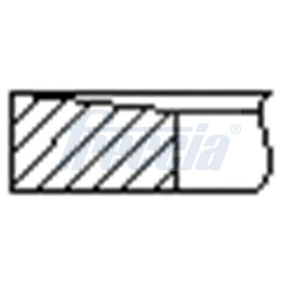 Immagine di FRECCIA FR10 108700 Kit Fasce Elastiche 83 MERCEDES BENZ: Classe ML, E T modell, S Sedan