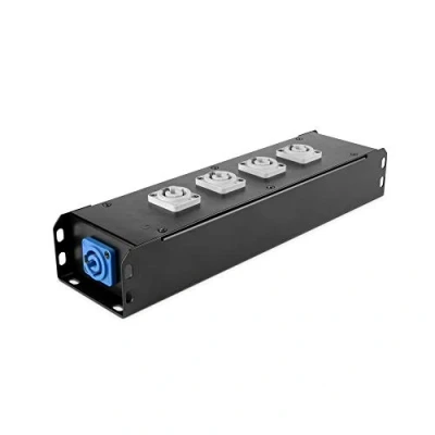 Immagine di Adam Hall Accessories PRO PORT 4 PP Distributore di corrente 1 x ingresso Power Twist + 5x uscite