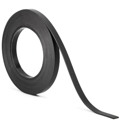 Immagine di Magstick I 1x striscia magnetica nera circa 1 cm x 5 m nastro magnetico per la marcatura di calendari su lavagna linee magnetiche non autoadesive mag_280