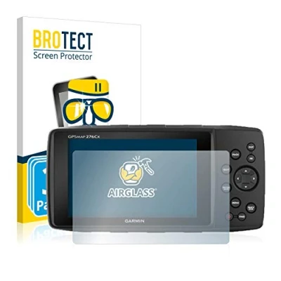 Immagine di brotect Pellicola Protettiva Vetro per Garmin GPSMAP 276Cx Protezione Schermo (3 Pezzi) [Durezza Estrema 9H, Chiaro]