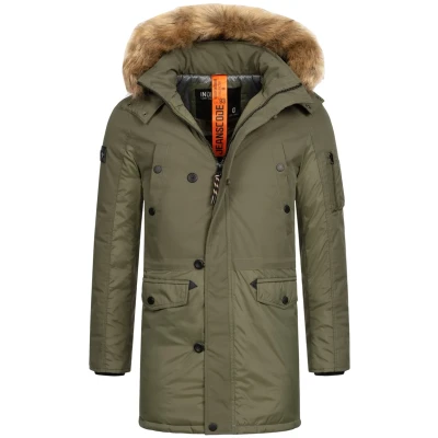 Immagine di Indicode Jeans JARL Cappotto invernale, Uomo, Taglia: Large, Army