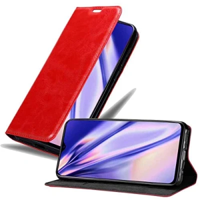 Immagine di Cadorabo Custodia Libro per OPPO R17 PRO in ROSSO MELA con Vani di Carte, Funzione Stand e Chiusura Magnetica Portafoglio Cover Case Wallet Book Etui Protezione